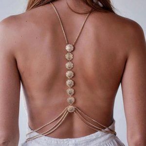 GOLD Body Jewelry Bikini Decor